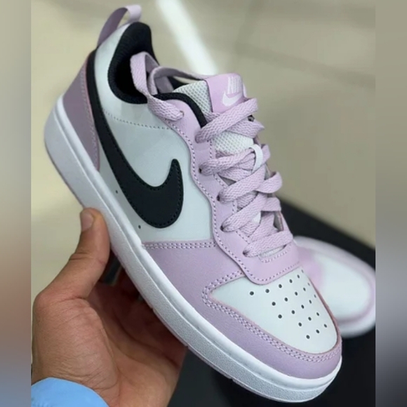 Nike Court Borough Low 2 'Photon Dust Off Noir - Picture 11 of 13